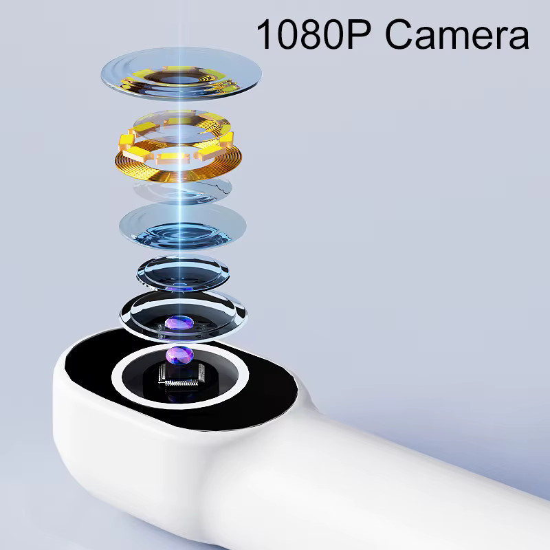 BUMBORN Visuelle WLAN-Mundkamera, 1080P, 8 LEDs, für iOS/Android - Bild 2