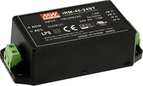 MEAN WELL IRM-45-15ST AC/DC-Printnetzteil 45 W Schwarz - Bild 1
