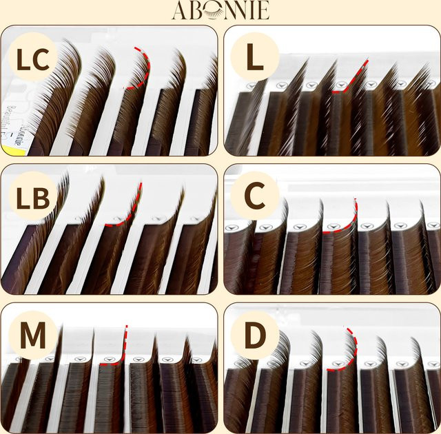 Abonnie Lashes Braune Klassische Wimpernverlängerungen, Unisex - Bild 1