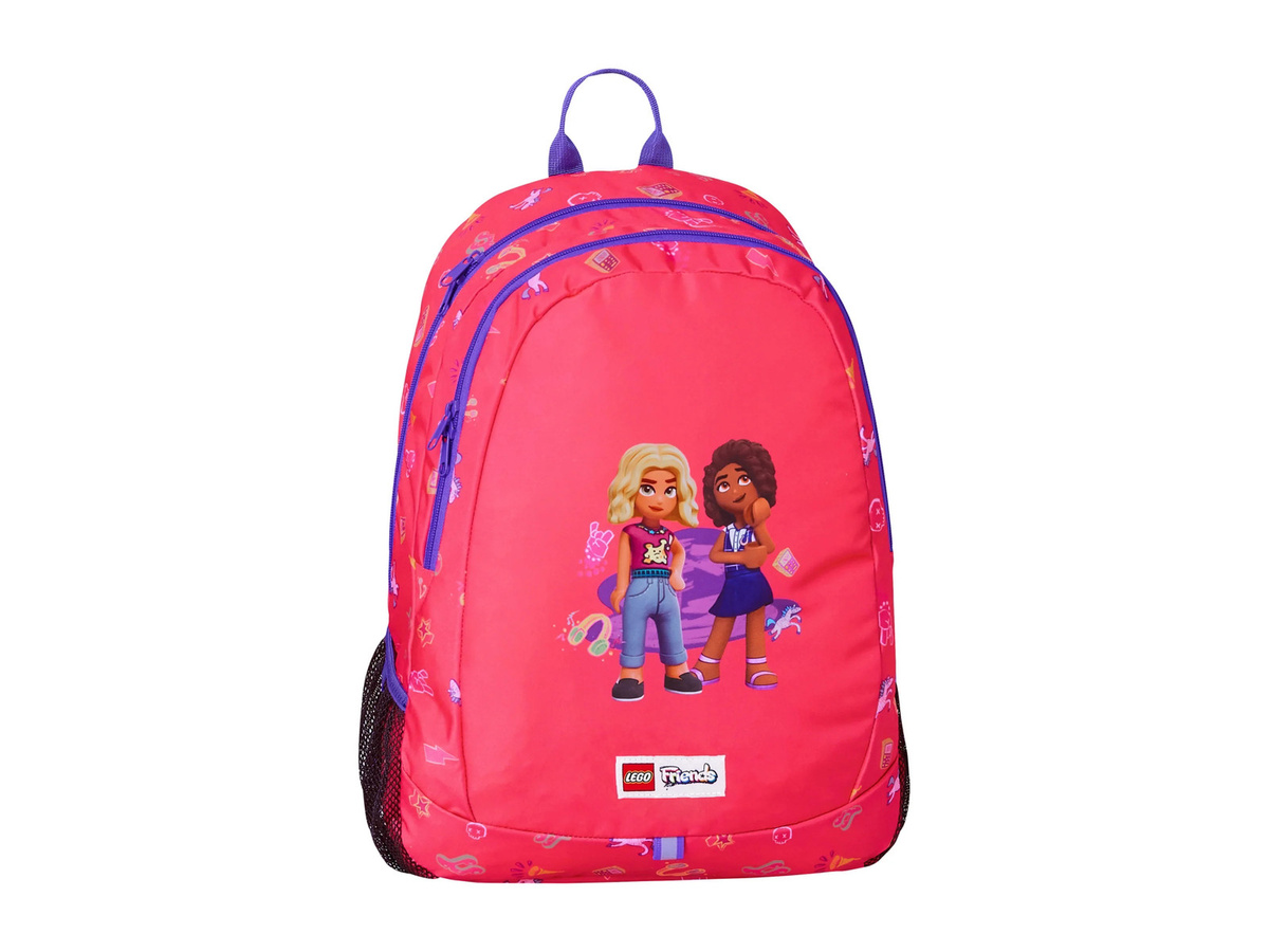 LEGO Schulranzen Set Light 3-teilig Friends Nova und Aliya in Grau, Schwarz und Pink - Bild 2