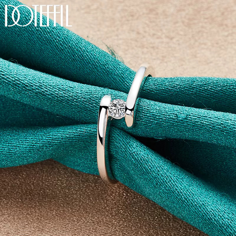 DOTEFFIL Ring, Kristall, Silber, Damen - Bild 2