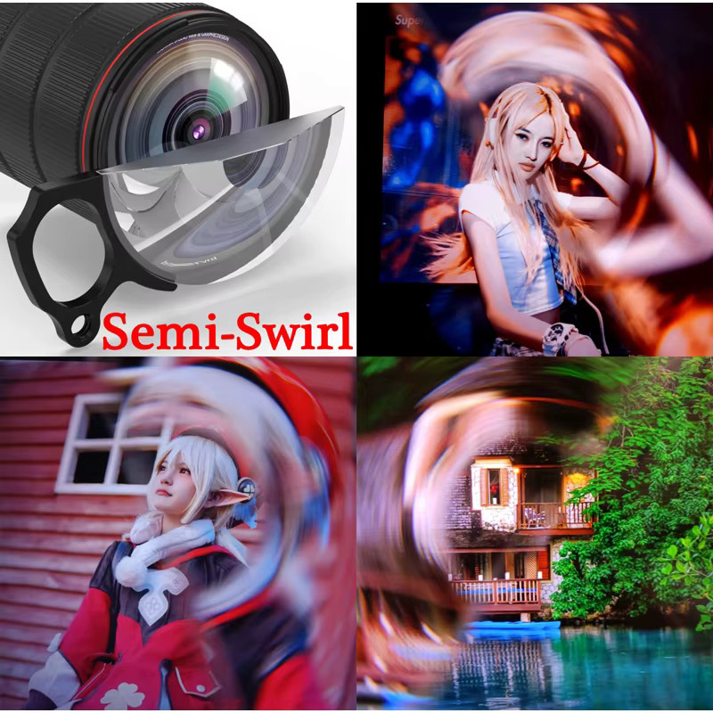 Prismenfilter Spezialeffektlinse für Nikon D3500 und Smartphone, transparent - Bild 3
