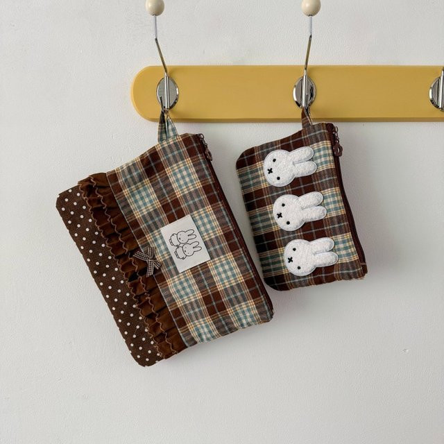 Miffy Wellenpunkt-Organizer-Tasche mit hohem Fassungsvermögen im Kawaii-Design als Schreibwaren-Aufbewahrungstasche - Bild 1