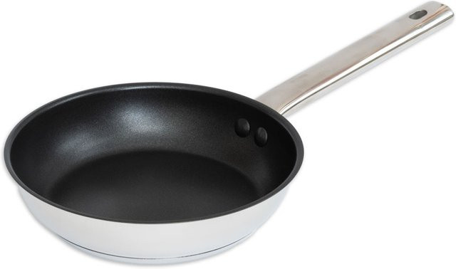 Grana Home Bratpfanne Classic Line aus Edelstahl, Silber, rund, Durchmesser: 20 cm, Höhe: 4,5 cm, 1,4 l - Bild 1
