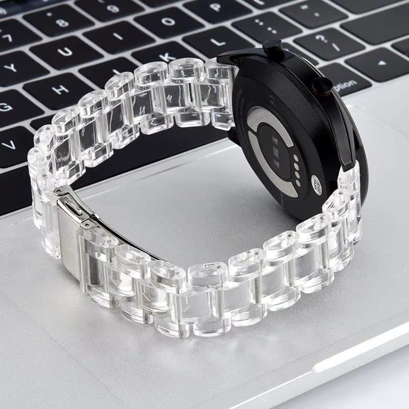 jansin Uhrenarmband Kunststoff, Transparentes Harz, Unisex - Bild 3