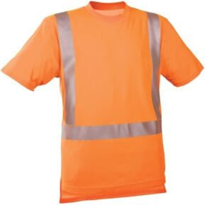 WATEX Warn-T-Shirt in Orange, Größe L, nach EN ISO 20471 Klasse 2 aus Poly-Cotton - Bild 1