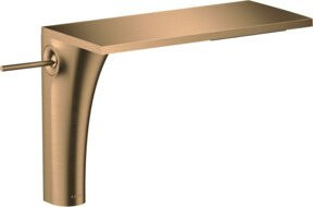 Hansgrohe Axor Massaud Waschtisch-Einhebelmischer in Brushed Brass mit Ablaufgarnitur - Bild 1