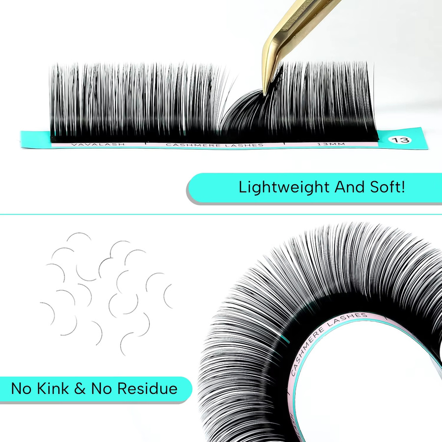 VAVALASH Kaschmir-Wimpern, Set, Natürliches Volumen, Unisex - Bild 2