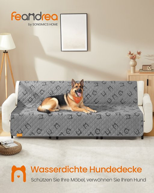 Feandrea wasserdichte Hundedecke in Grau - Bild 1