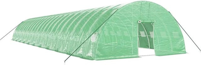 Furnicato Gewächshaus mit Stahlrahmen in Grün, B/T/H: 22 x 6 x 2,85 m - Bild 1