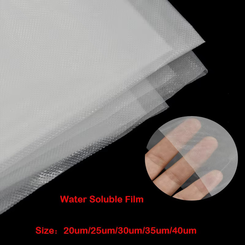 Wasserlösliche PVA-Folie als löslicher Stickerei-Trägerstoff zum Maschinennähen, B/B: 100 x 100 cm - Bild 3