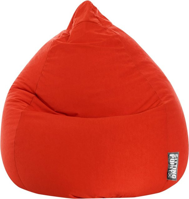 Sitting Point Sitzsack Easy XL in Tomate Rot mit abnehmbarem Bezug - Bild 1