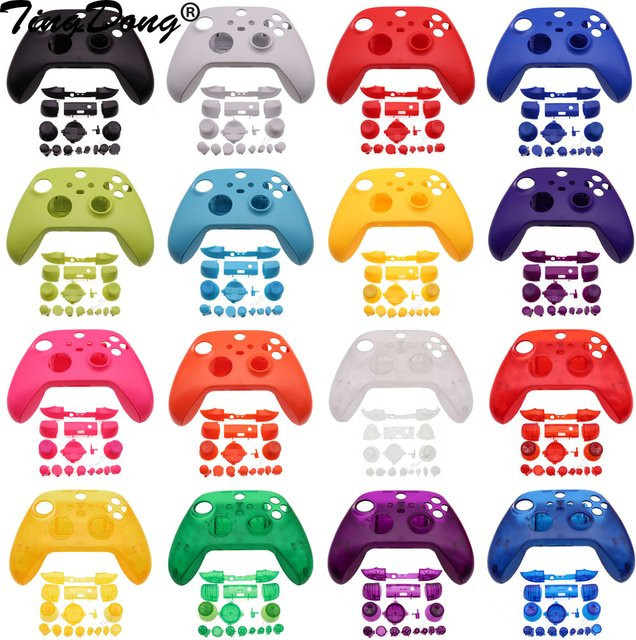TingDong DIY Reparatur Set für Xbox Series X/S Controller Gehäuse und Tasten aus Kunststoff - Bild 1