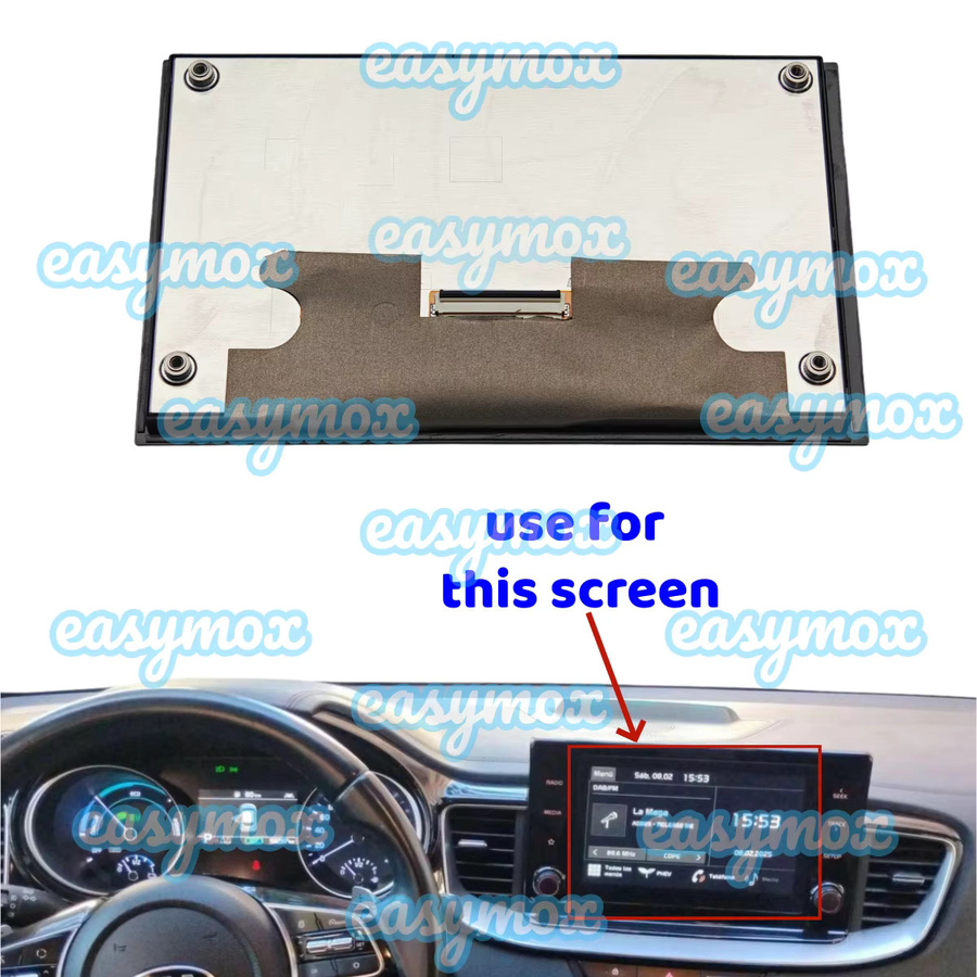 Easymox Multimedia Head Unit mit 8 Zoll LCD Touchscreen für KIA Ceed und XCeed (Modelljahre 2020–2024) in Schwarz - Bild 5