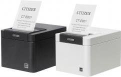 Citizen CT-E601 Thermodirekt-Bondrucker in Schwarz mit Cutter, USB, Bluetooth und Ethernet/LAN, 203 dpi, max. Druckbreite 72 mm - Bild 1
