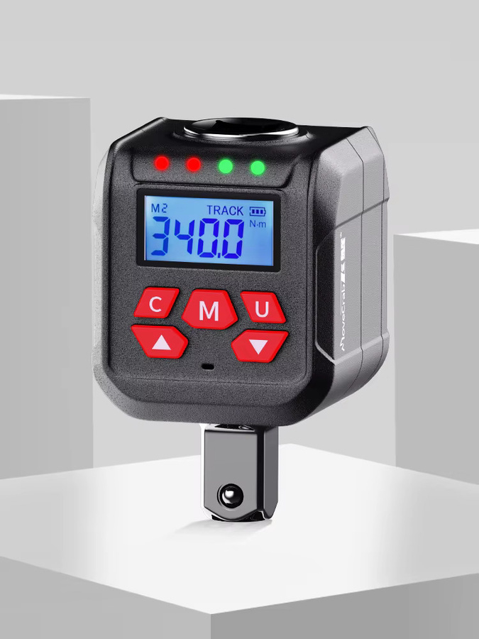 MoveCrab Digitaler Drehmomentadapter-Kit in Schwarz mit 1/2 Zoll Antrieb, 10-400 Nm Drehmomentbereich und 500 Speicherplätzen - Bild 7