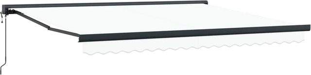 vidaXL Markise Weiß aus Polyester und Aluminium B/T/H: 400 x 300 x 165 cm - Bild 1