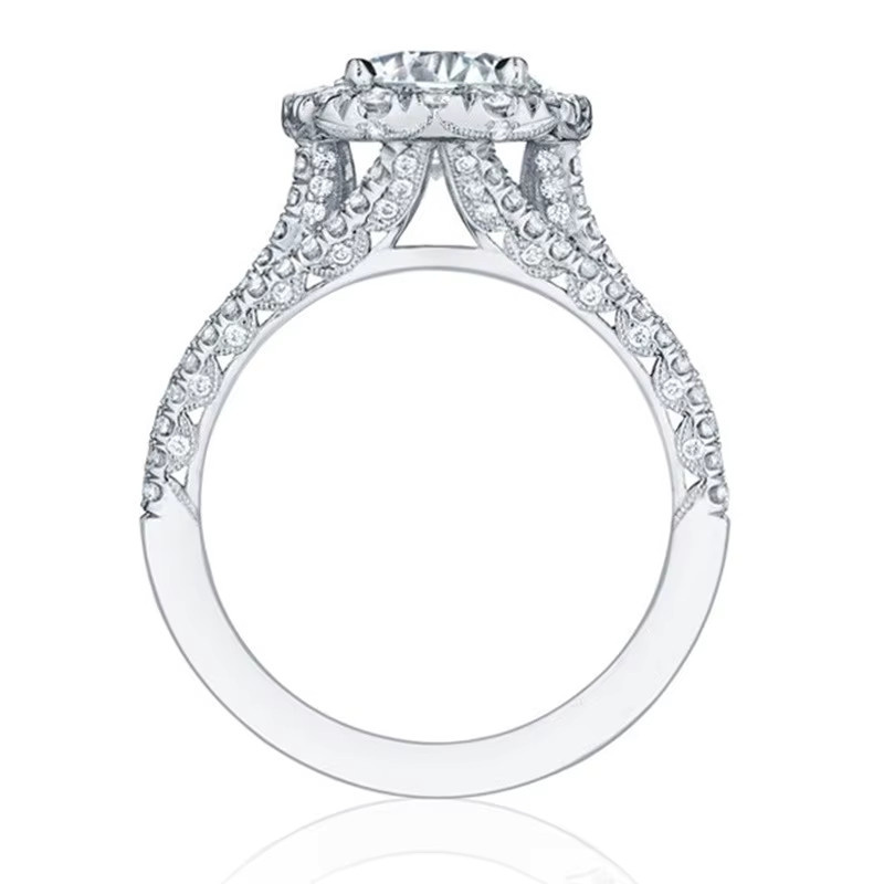 LiHong Moissanit-Ring, 925 Silber, Damen, Verlobung - Bild 2