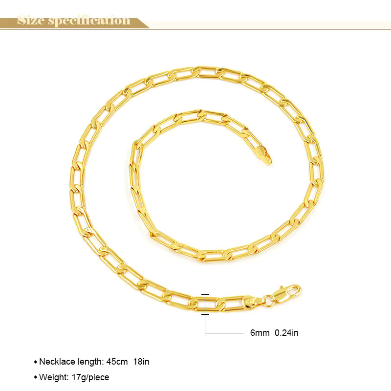 sny Halskette, Gold Farbe, geometrisch, Unisex - Bild 2