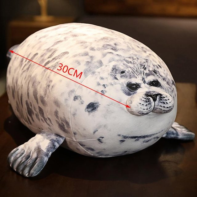 Yiran toy Angry Blob Seal Kissen, Seelöwe, Plüsch, ab 6 Jahren - Bild 1