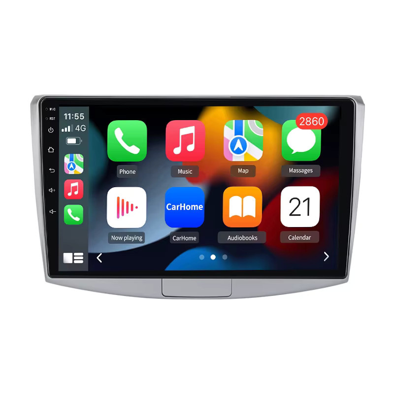 Junsun Wireless CarPlay und Android Auto Autoradio für VW Passat B6 B7 CC 2010-2015, 10 Zoll Multimedia-Navigationssystem mit GPS, Bluetooth und RDS in Schwarz - Bild 6