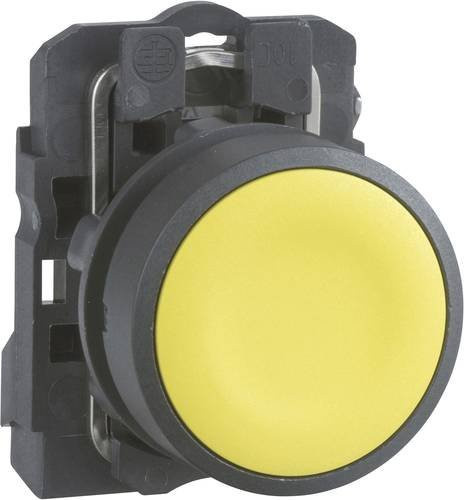 Schneider Electric XB5AA51 Drucktaster gelb, tastend, IP66 IP67 IP69 IP69K, B/T/H: 52 x 30 x 42 mm - Bild 1