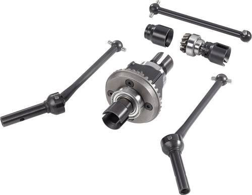 Reely FS1872C Tuningteil Allrad-Umrüstsatz, Metall, Schwarz - Bild 1