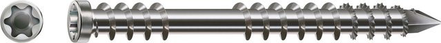 Spax Terrassenschrauben aus Edelstahl mit T-Star Plus Antrieb, Farbe Silber, Durchmesser: 5 mm, Länge: 70 mm, 150 Stück - Bild 1