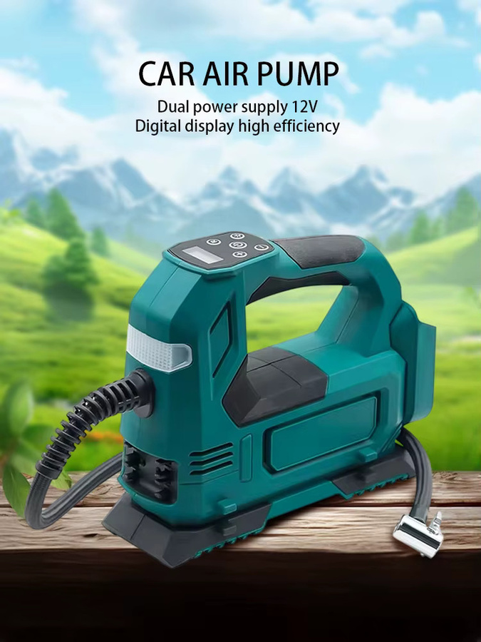Kabelloser Reifenfüller für Makita 18V Lithium-Akku BL1815 BL1830 BL1840 BL1850 in Petrol - Bild 5