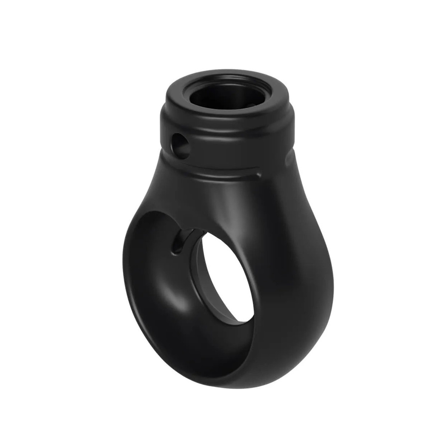 Bauheld Markisenöse Rund 12 mm in Schwarz für Kugelhaken aus Kunststoff - Bild 2