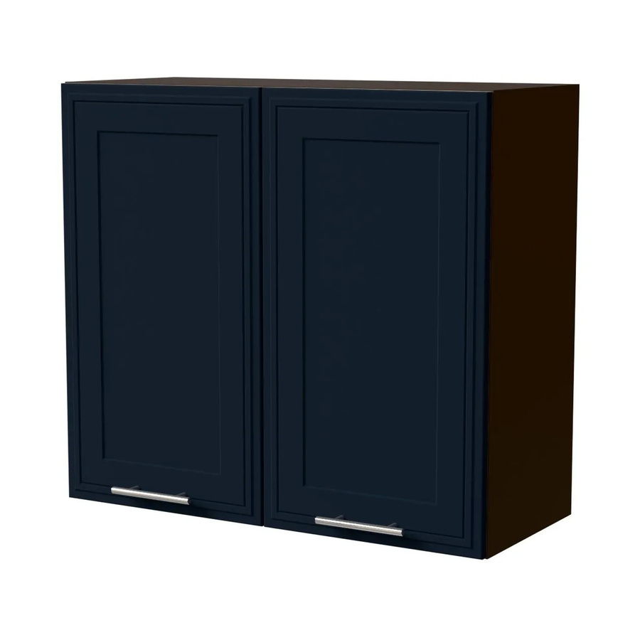 Feldmann-Wohnen Hängeschrank Salo in Lava und Indigo Matt mit Kassettenoptik, B/T/H: 80 x 32,5 x 72 cm - Bild 2