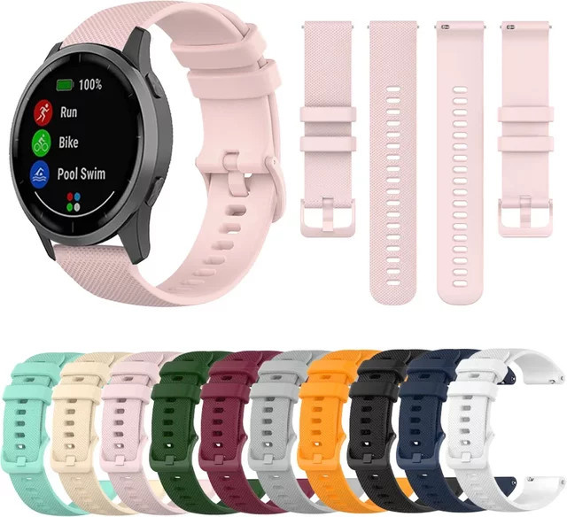 Garmin Uhrenarmband Silikon, Weiß, Unisex - Bild 1