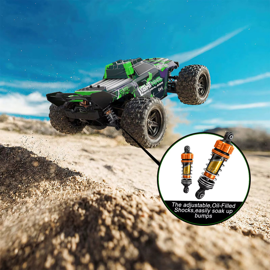 Womaqu RC-Truck, 1:18, bürstenlos, 4WD, Offroad RTR, ab 10 Jahren - Bild 2
