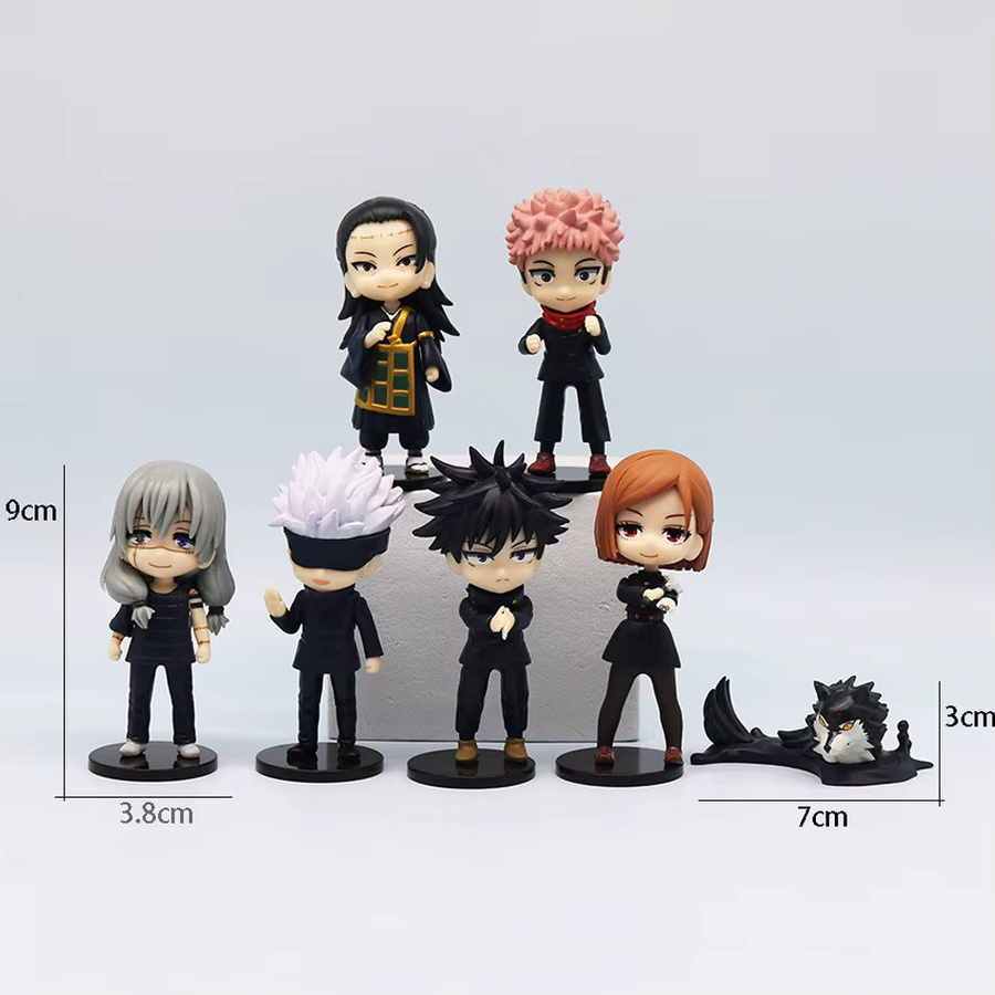 Q Posket Jujutsu Kaisen Figuren, 7-teiliges Set, 9 cm - Bild 2