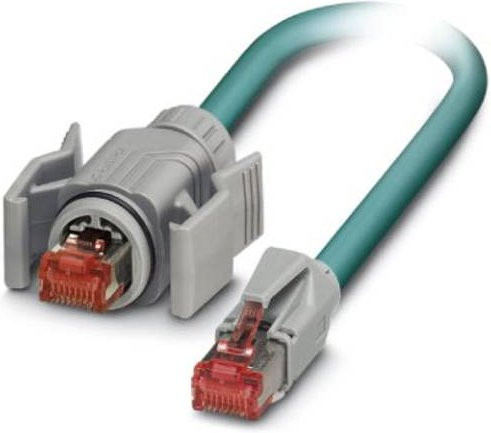 Phoenix Contact RJ45 Patchkabel CAT 6a S/FTP Ethernet/LAN Blau 5,00 m - Bild 1