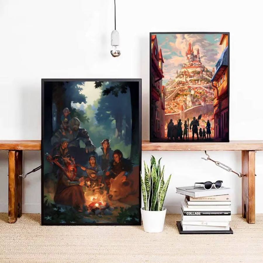 Baldurs Gate 3 Poster selbstklebender Papierdruck Multicolour - Bild 4