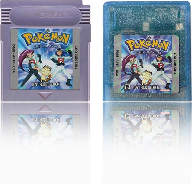 TAKARA TOMY Pokemon Team Rocket Edition GBC-Spielkarte, Graue Ahell Crystal Shell - Bild 1