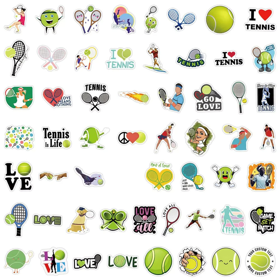 GOGOTU Tennis-Sport-Cartoon-Aufkleber, Sticker, multicolor - Bild 3