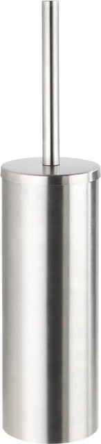 Wenko WC-Garnitur Orea Matt in Silberfarben inklusive WC-Bürste, H x B: 40,5 x 9 cm - Bild 1