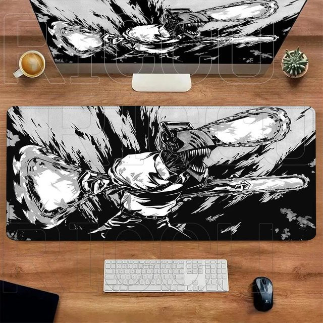 Chainsaw Man XXL Mauspad Anime Design Multicolor B/T/H: 80 x 30 x 0,3 cm - Bild 1