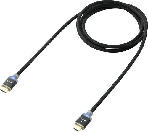 SpeaKa Professional HDMI Anschlusskabel mit Audio Return Channel, vergoldete Steckkontakte, Schwarz, Länge: 5,00 m - Bild 1