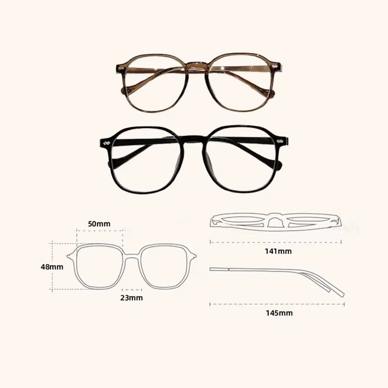 MOYOKA Lesebrille, Vollrand, Round, Kunststoff, braun - Bild 2