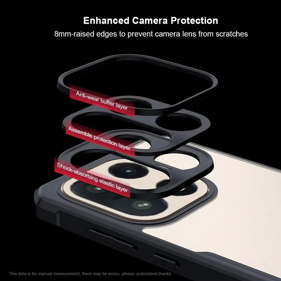 Transparente Airbag Handyhülle mit stoßfestem Kamera-Vollschutz für OnePlus 15 13 12 11 R Nord Ace 6 5 4 3 2 T Pro aus weichem TPU - Bild 4