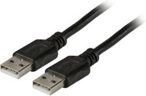 EFB-Elektronik USB 2.0 Anschlusskabel A-A in Schwarz, Länge: 1,8 m - Bild 1