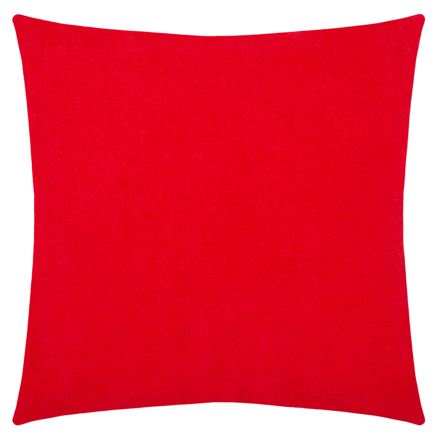 Zoeppritz Soft-Fleece Kissenhülle quadratisch in Pink und Rot, B/T/H: 50 x 50 x 1 cm - Bild 1