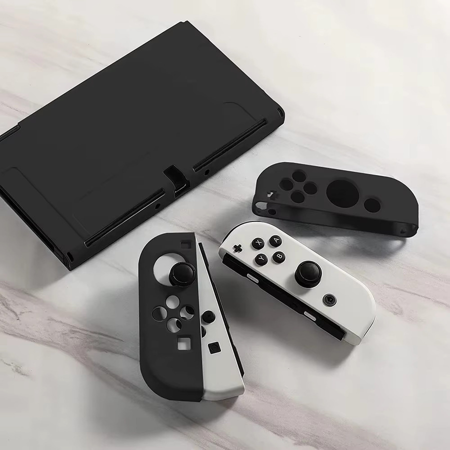 Schutzhülle für Nintendo Switch OLED mit Joycon Case in Pink und Schwarz - Bild 6