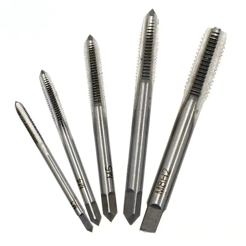 Gewindeschneidset T-Typ in Silber für M3 bis M8 mit 3mm bis 6mm Gewindebohrschlüssel-Werkzeugset - Bild 2