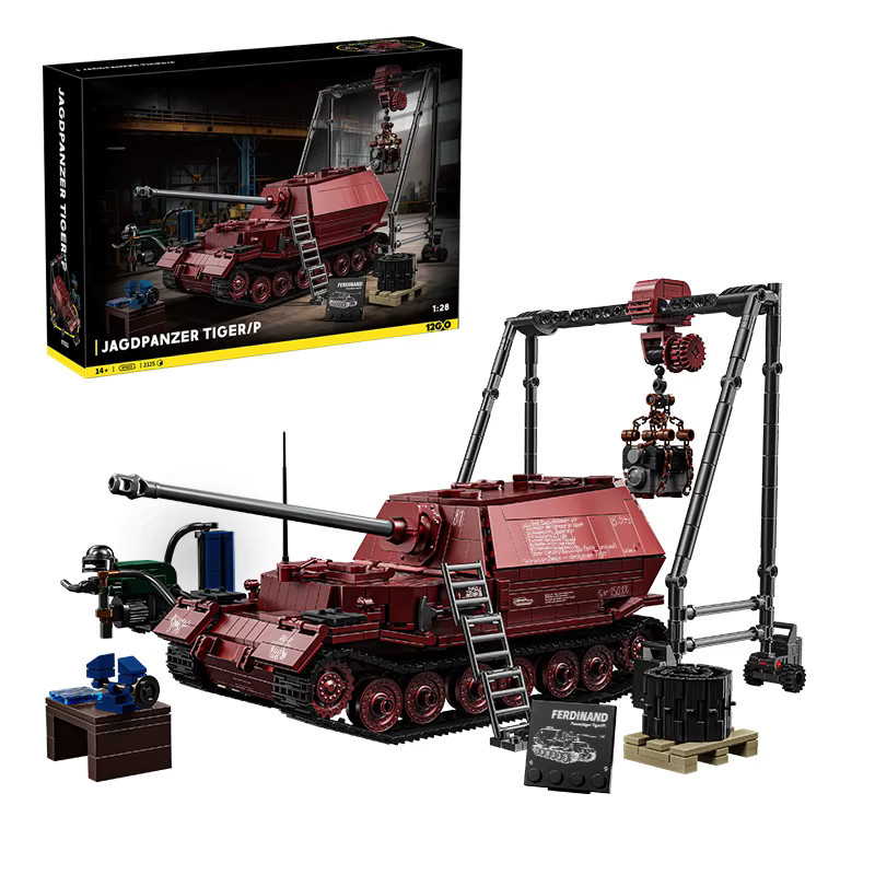 M MENBIS Jagdpanzer, Baustein-Modell, 1:28, ab 14 Jahren - Bild 2