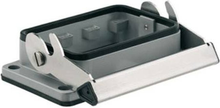 Weidmüller HDC 48A ALU 1666740000 Anbaugehäuse aus Edelstahl in Silber - Bild 1