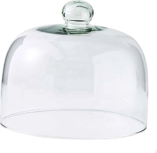 Qiline Kuchenhaube aus Glas, transparent, B: 20 cm, T: 24 cm - Bild 1